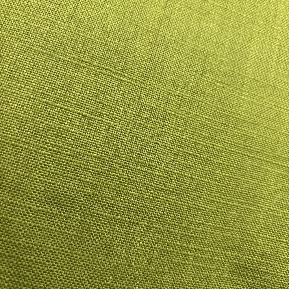 Vtg Pair Of Pier 1 100% Cotton (2) Large Pillows Green Brown W/ Jute Trim 21x21